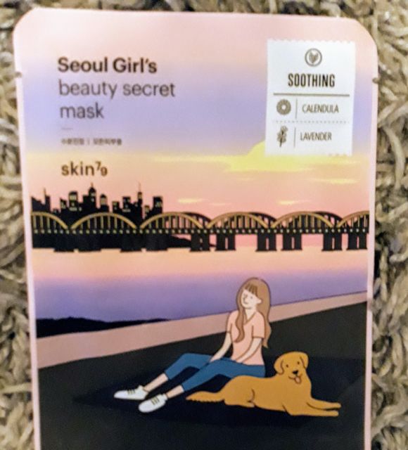 SKIN 79 Maska do twarzy w płacie, Seoul Girl's beauty secret mask, Soothing Care
