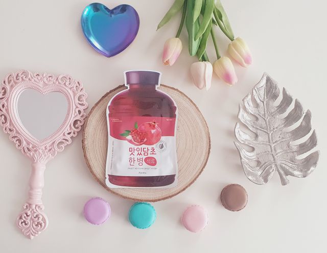 A'pieu Fruit Vinegar, Maska do twarzy w płacie, Pomegranate