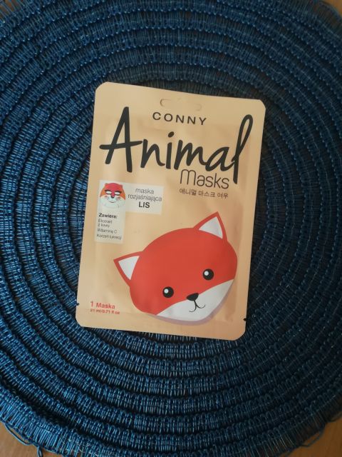 Conny Maska do twarzy w płacie, Animal masks, Lis