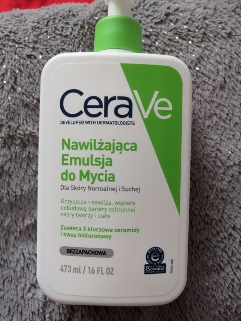 CeraVe Emulsja do mycia ciała, Nawilżająca