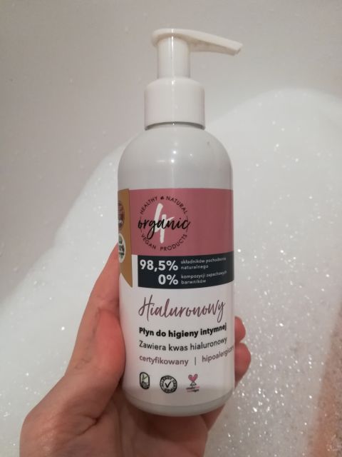 4organic Płyn do higieny intymnej, Hialuronowy