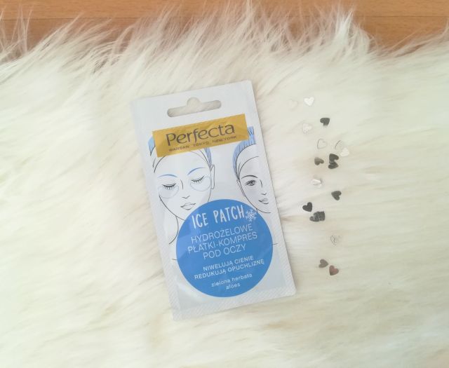 Perfecta Ice Patch, Hydrożelowe płatki kompres pod oczy przeciw cieniom i opuchliźnie, Zielona herbata i aloes