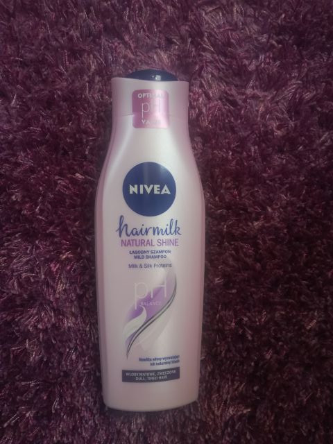 Nivea Hairmilk, Szampon do włosów, Natural Shine, Włosy matowe i zmęczone