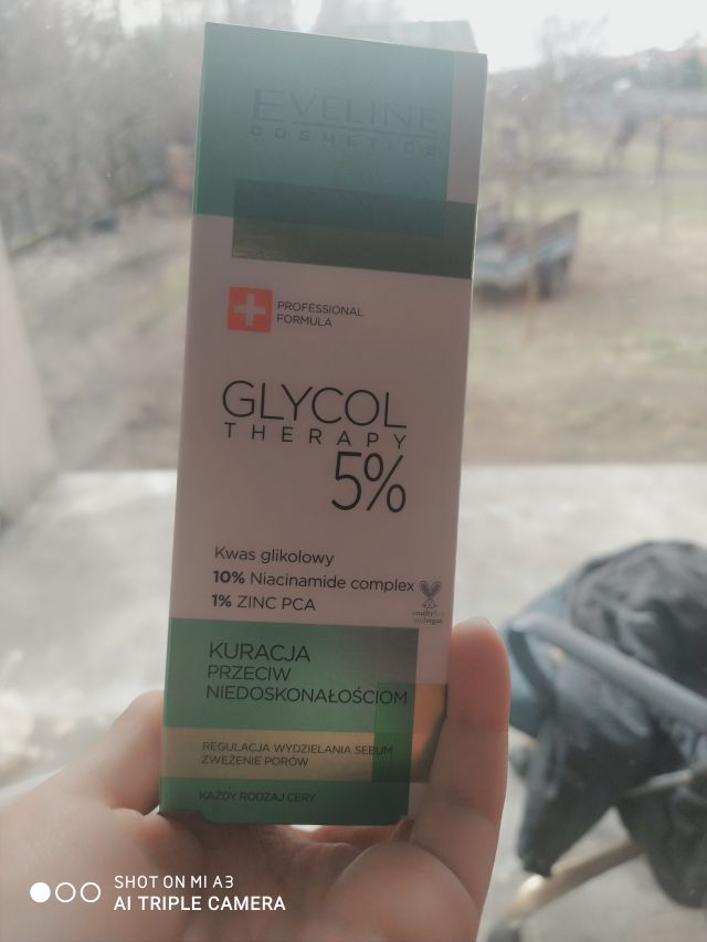Eveline Glycol Therapy 5%, Kuracja do twarzy, Przeciw niedoskonałościom 