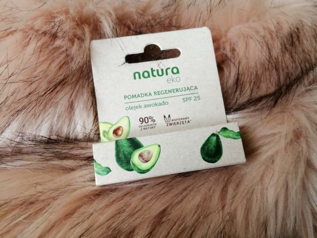 Natura Eko Pomadka regenerująca, olejek awokado
