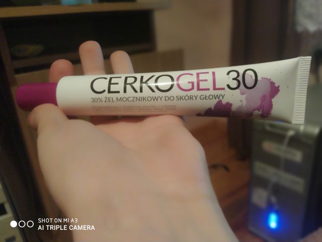 Cerko Cerkogel 30, Żel do skóry głowy, Keratolityczny