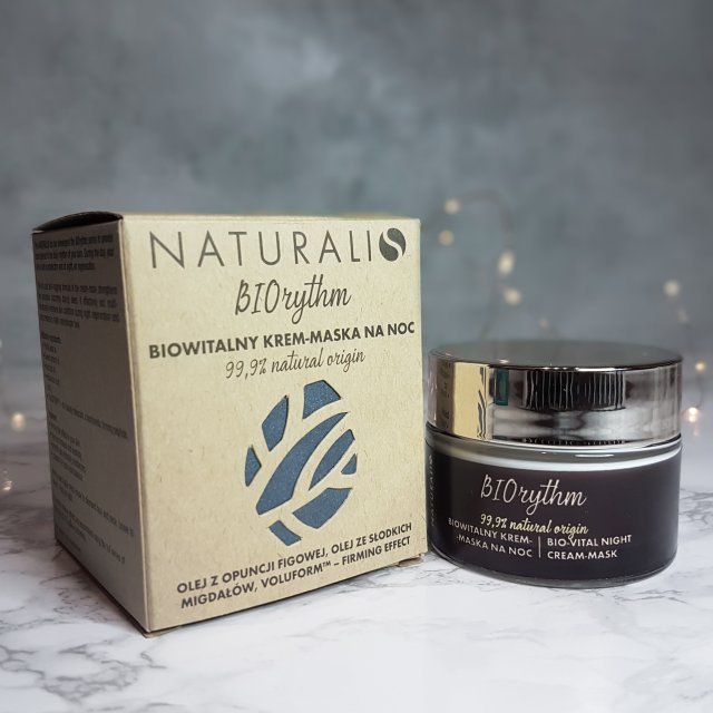 Naturalis Krem-Maska do twarzy, BIOrythm, Na noc, Biowitalny