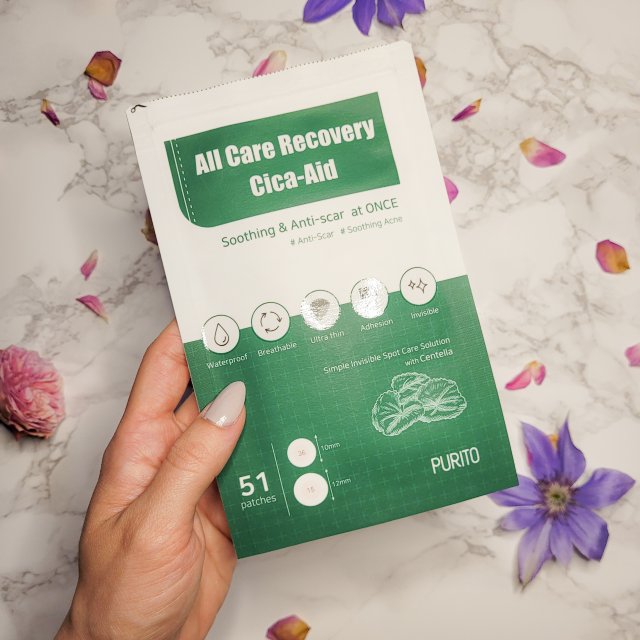 Purito All Care Recovery Cica-Aid, Plastry Do Stosowania Punktowo Na Stany Zapalne I Do Pielęgnacji Blizn