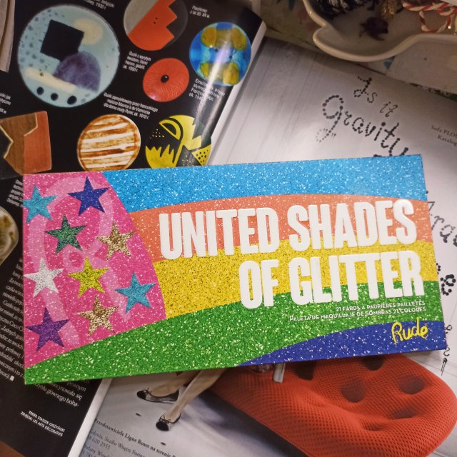 Rude Cosmetics Paleta Cieni Do Powiek United Shades Of Glitter Opinie I Recenzje 