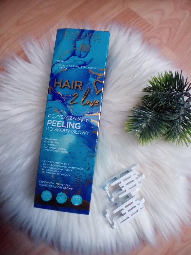 Eveline Hair 2 Love, Peeling do skóry głowy, Oczyszczający