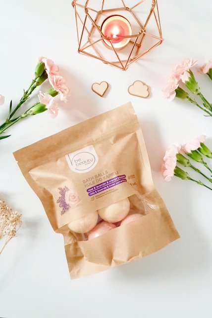 BeBeauty Care, Kule do kąpieli, Róża, lawenda i kwiat pomarańczy