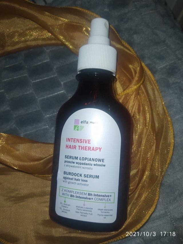 Elfa Pharm Serum łopianowe, Przeciw wypadaniu włosów, Z aktywatorem wzrostu, Kompleks Bh Intensive+