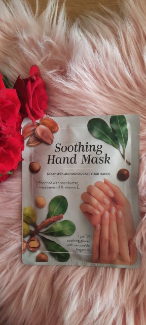 Mascot Europe Soothing Hand Mask, Maska na dłonie, Masło shea, Olej makadamia i Witamina E