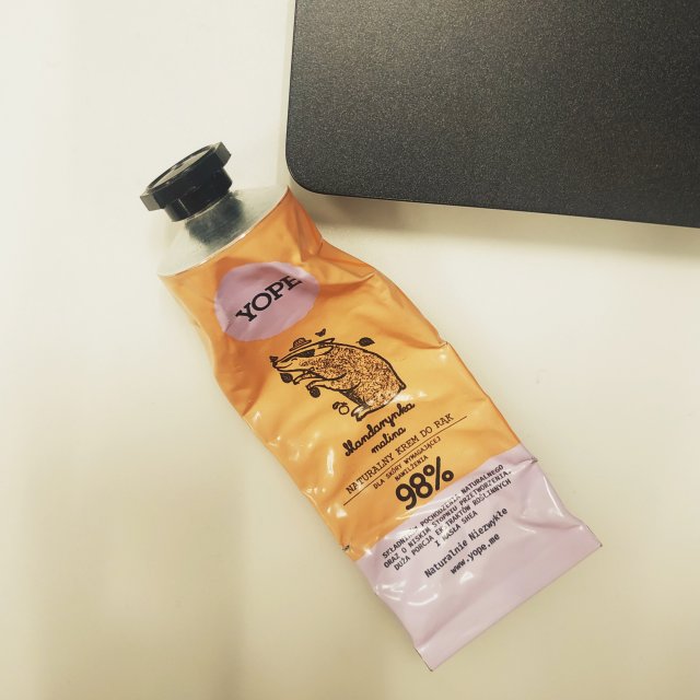 YOPE Krem do rąk, Mandarynka i malina