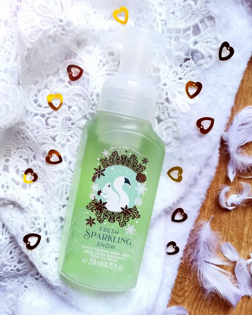 Bath & Body Works Mydło w piance, Fresh Sparkling Snow