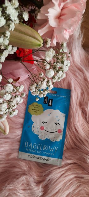 AA Peeling do twarzy, Bąbelkowy, Odświeżający, Aktywny węgiel i aktywny tlen