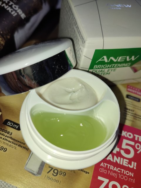 Avon Anew Brightening,podwójny system rozjaśniający okolice oczu z protinolem