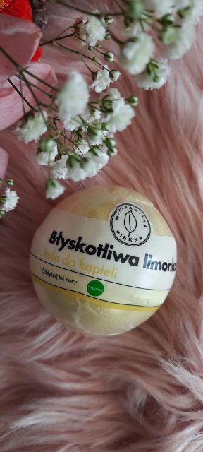 Marba Cosmetics Manufaktura Piękna, Kula do kąpieli, Musująca, Błyskotliwa limonka