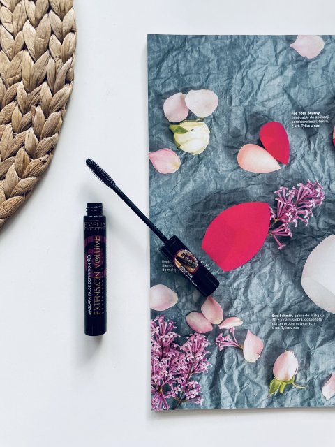 Eveline Extension Volume 4D False Definition Extra Volume & Carbon Black Mascara, tusz do rzęs