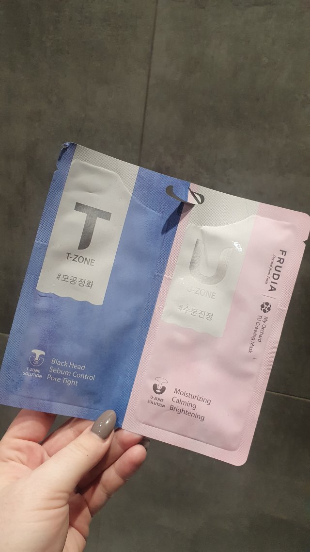 Frudia My Orchard, Tu Dtawing Mask, Dwuetapowa maseczka do strefy T i U