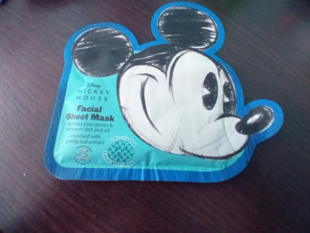Action Maska do twarzy w płacie, Facial Sheet Mask, Odświeżająca i nawilżająca, z ekstraktem pomarańczowym, Minnie Mouse