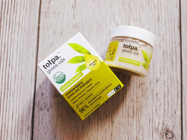 Tołpa Green Oils, Matowienie, Krem-żel do twarzy, Matujący, Olej z cytryny