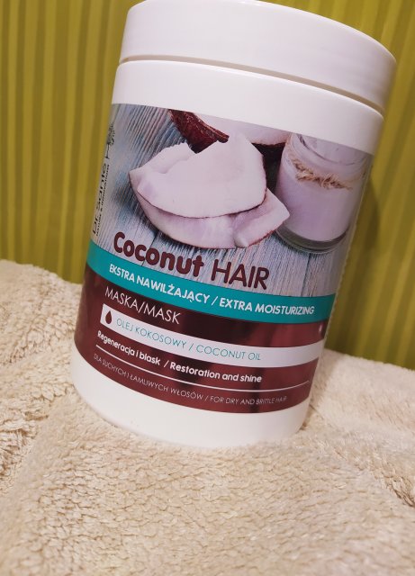 Dr. Santé Coconut Hair, Maska do włosów, Ekstra nawilżająca