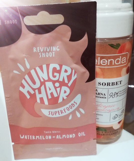 Hungry Hair Superfoods, Maska do włosów, Arbuz i olejek migdałowy