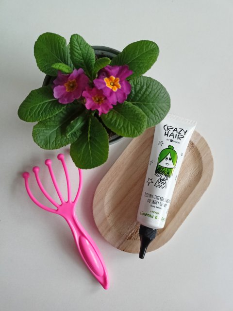HISKIN Crazy Hair, Peeling trychologiczny do skóry głowy, Limonka i mięta
