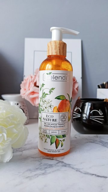 Bielenda Eco Nature, Żel do mycia twarzy, Nawilżająco-kojący, Cera sucha i odwodniona 