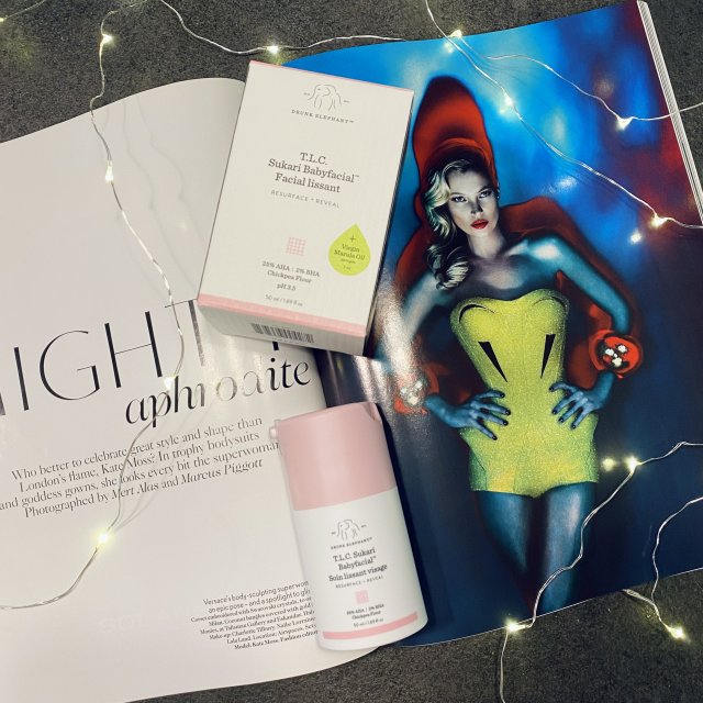 Drunk Elephant Maska do twarzy, T.L.C. Sukari Babyfacial, Z kwasami AHA/BHA