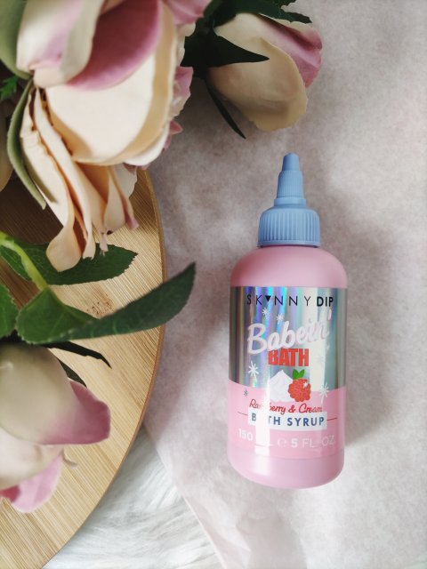 Skinny DIP Babein' Bath, Syrop do kąpieli, Raspberry & Cream