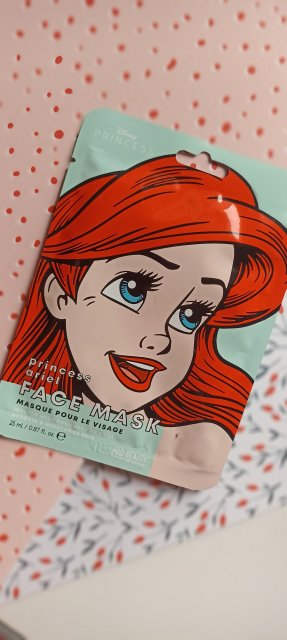 Mad Beauty Maska do twarzy w płacie, Disney Princess Ariel