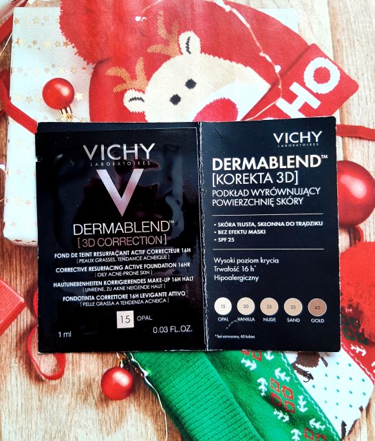 VICHY Laboratoires Dermablend, Podkład do twarzy korygujący, nr 15 opal
