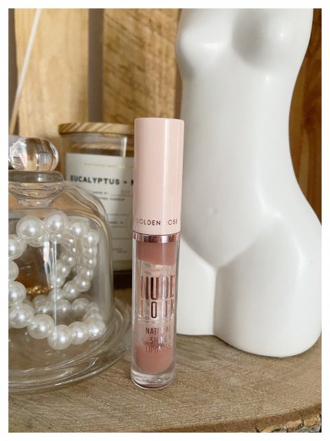Golden Rose Nude Look, Natural Shine Lipgloss, Błyszczyk do ust, 01 Nude Delight