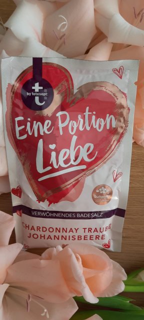Tetesept Sól do kąpieli, Eine Portion Liebe, Porcja Miłości