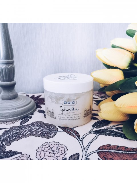 Ziaja GdanSkin, Woda & Skóra, Peeling do ciała, Olejowy, Z kruszonymi muszlami