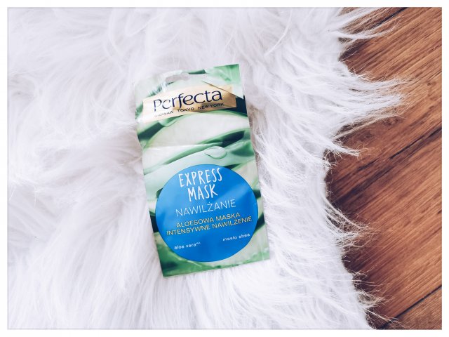 Perfecta Express Mask, Nawilżanie, Aloesowa maseczka do twarzy