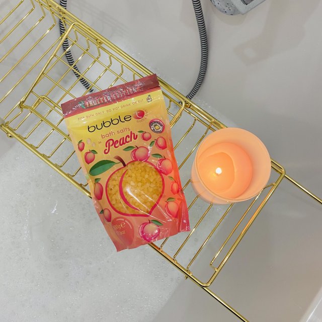Bubble T Sól do kąpieli, Bath Salts in Peach, Brzoskwinia