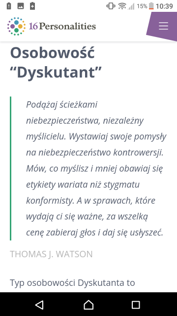Jakim typem osobowości jesteś?