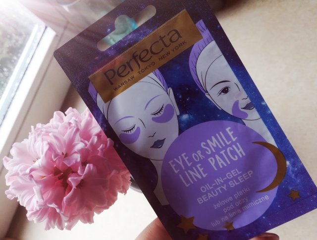 Perfecta Eye or Smile Line Patch, Oil-in-Gel Beauty Sleep, żelowe płatki pod oczy lub na linie mimiczne