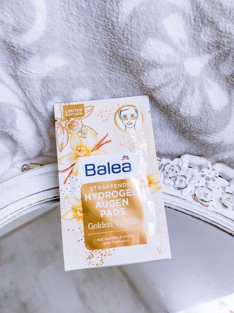 Balea Płatki pod oczy, Hydrożelowe, Golden Vanilla