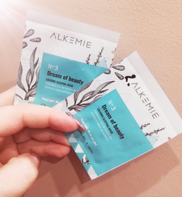 Wyciszająca nocna maska-krem, Dream of beauty calming sleeping mask.
