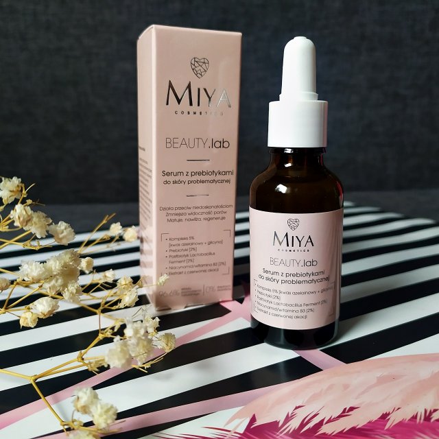 Miya Cosmetics Beauty lab, Serum do twarzy, Z prebiotykami, Do skóry problematycznej