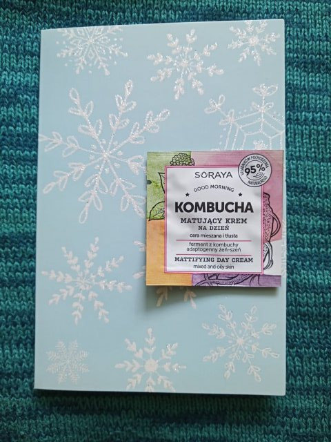 Soraya Kombucha, Krem do twarzy, Matujący, Na dzień, Cera mieszana i tłusta