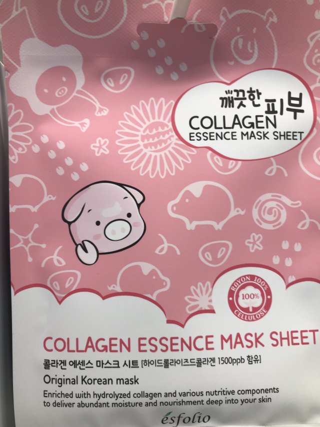 ésfolio Maska do twarzy w płacie, Collagen Essence Mask