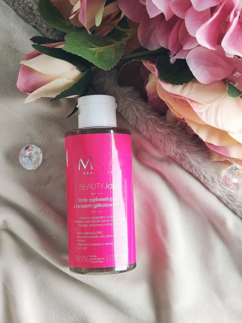 Miya Cosmetics Beauty lab, Tonik do twarzy, Rozświetlający, Kwas glikolowy 5%