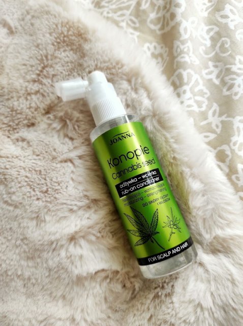 Joanna Konopie, Odżywka-wcierka do włosów i skóry głowy, Nawilżająco - wzmacniająca, Cannabis Seed