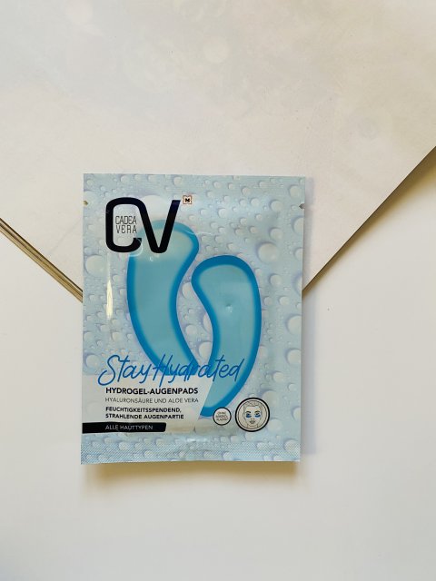 CV Hydrożelowe płatki pod oczy, Stay Hydrated, Kwas hialuronowy i aloes