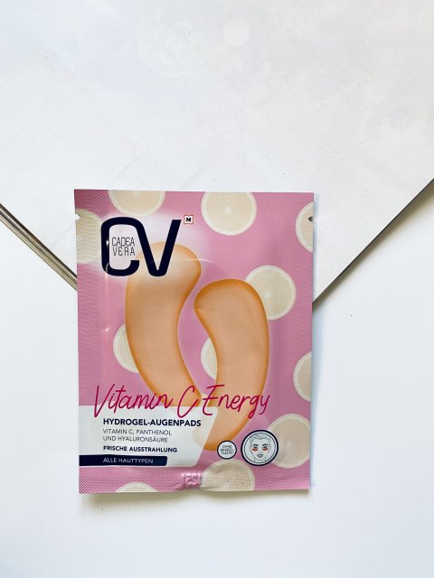 CV Hydrożelowe płatki pod oczy, Vitamin C Energy, Witamina C, pantenol i kwas hialuronowy 